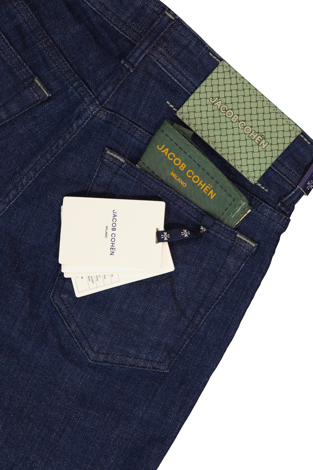 Men's Jacob Cohen Bard Slim Fit Jeans S4365 in Dark Blue