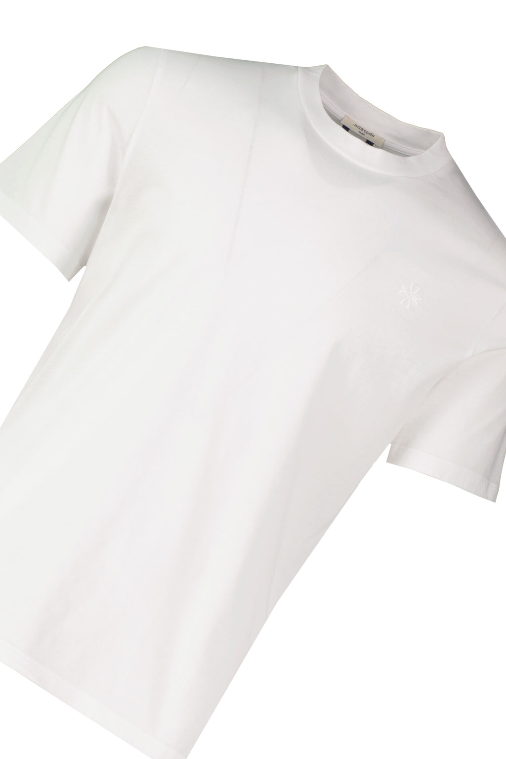 Men's Jacob Cohen Crew Neck T-Shirt M4530 in Optical White