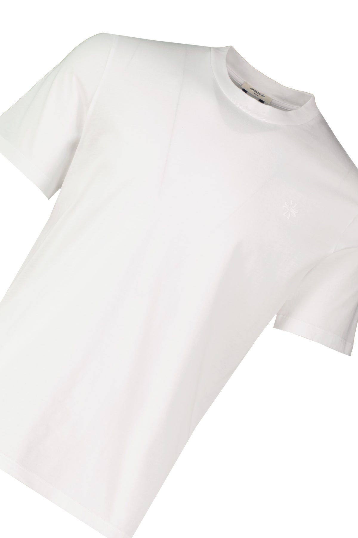 Men's Jacob Cohen Crew Neck T-Shirt M4530 in Optical White