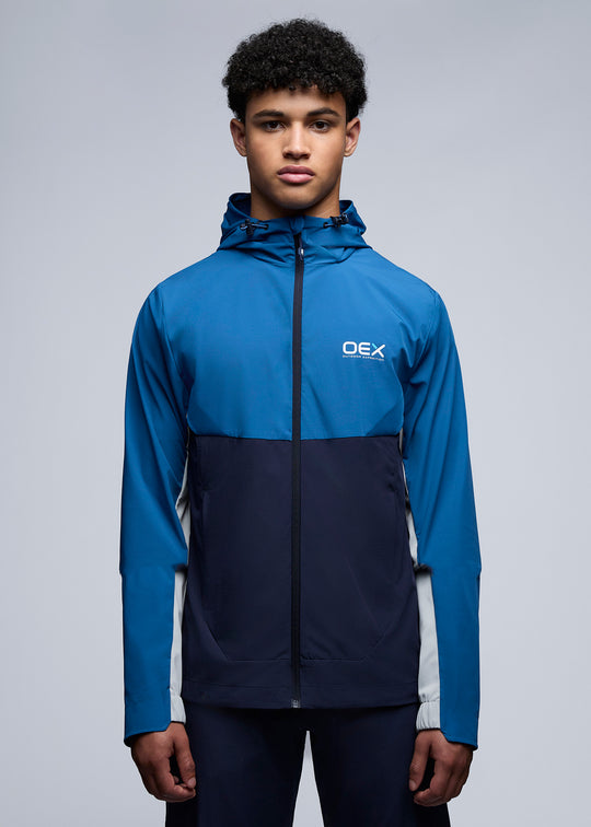 Men's OEX Dark Blue Navy Pental Tracktop Jacket