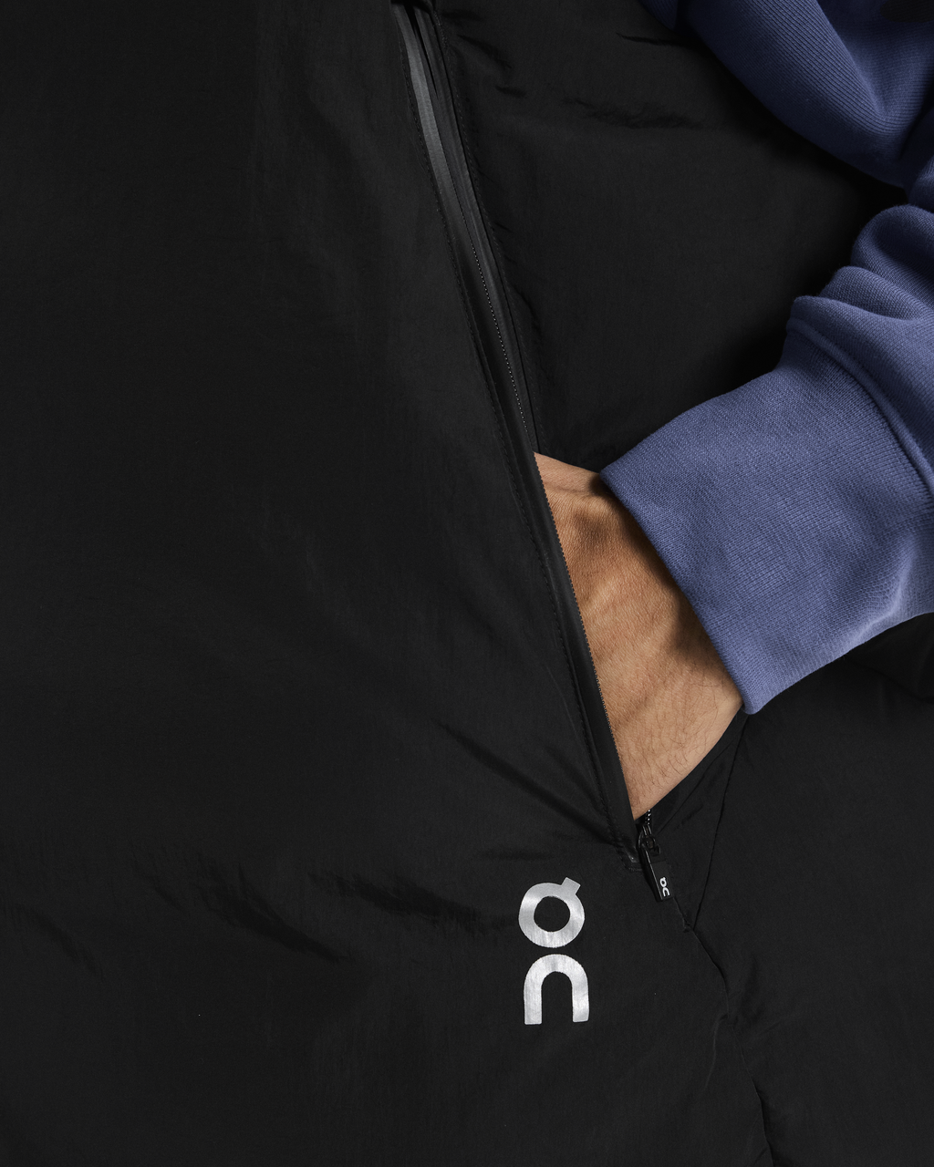 Men's On Running Black All Day Puffer Vest — view 6