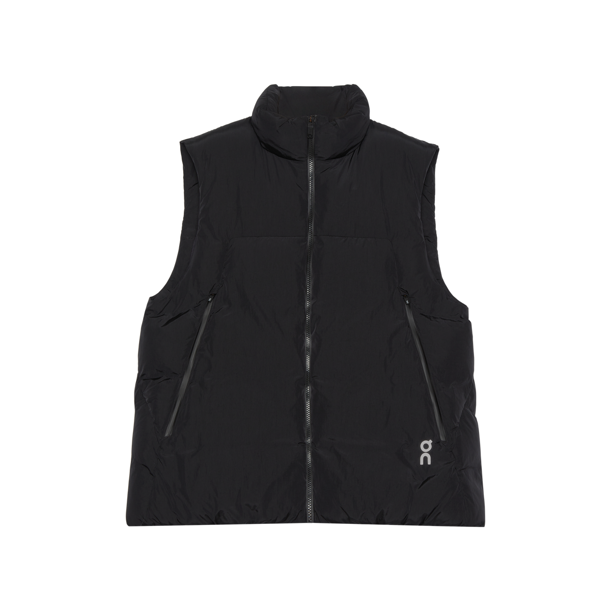 Men's On Running Black All Day Puffer Vest — view 8