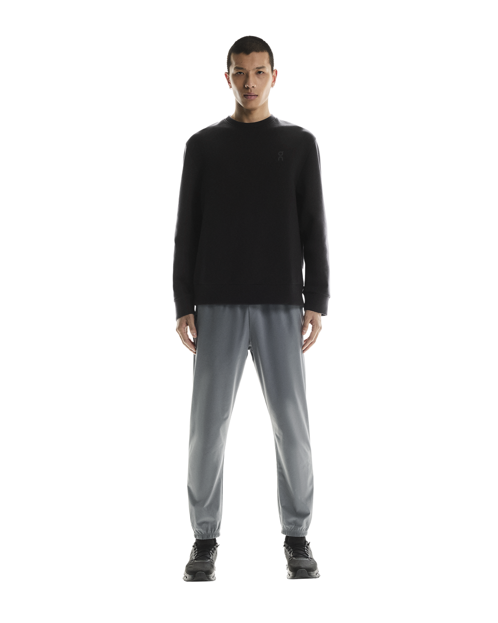 Men's On Running Black Focus Tech Crew Sweatshirt — view 3
