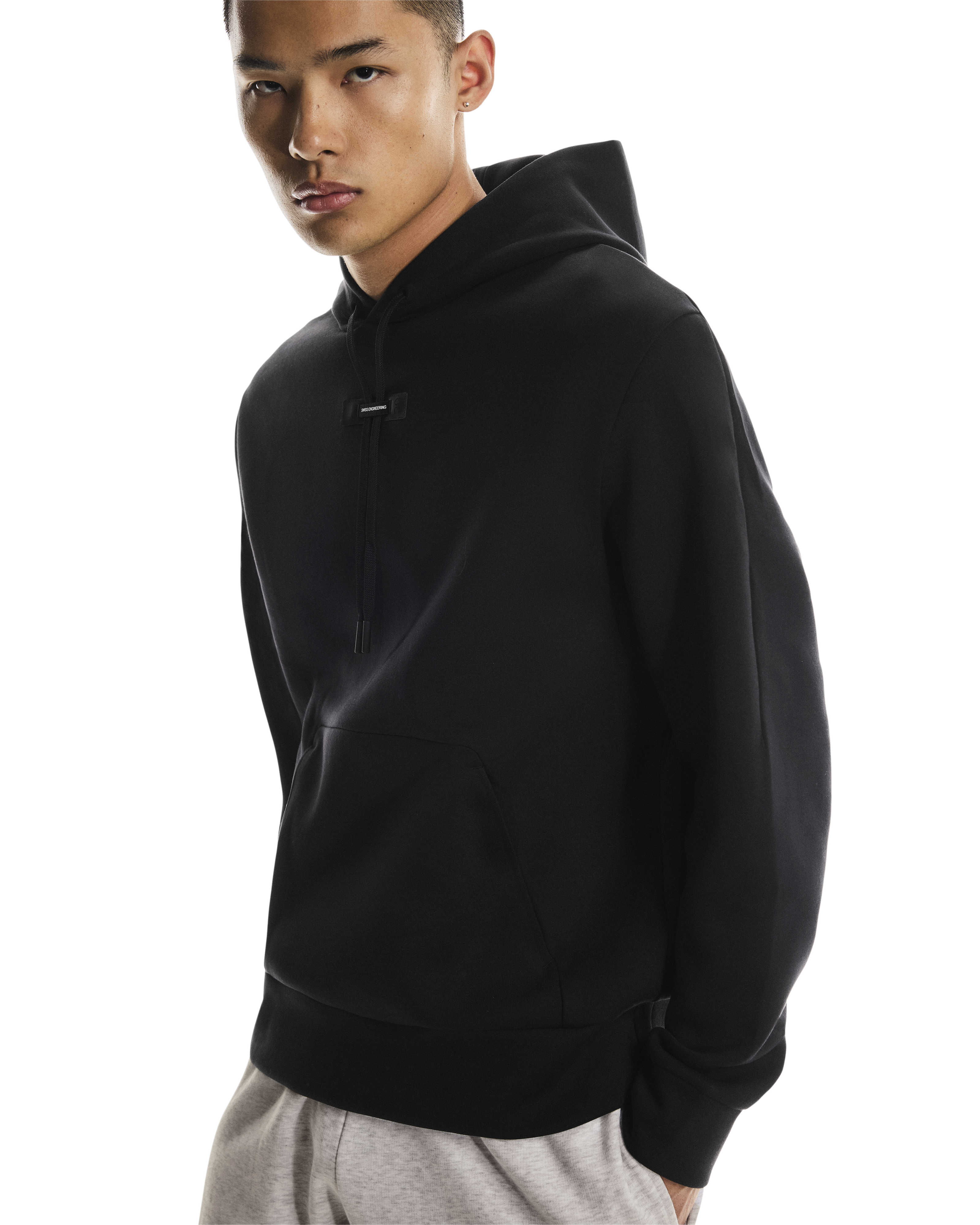 Men's On Running Black Focus Tech Hoodie — view 4