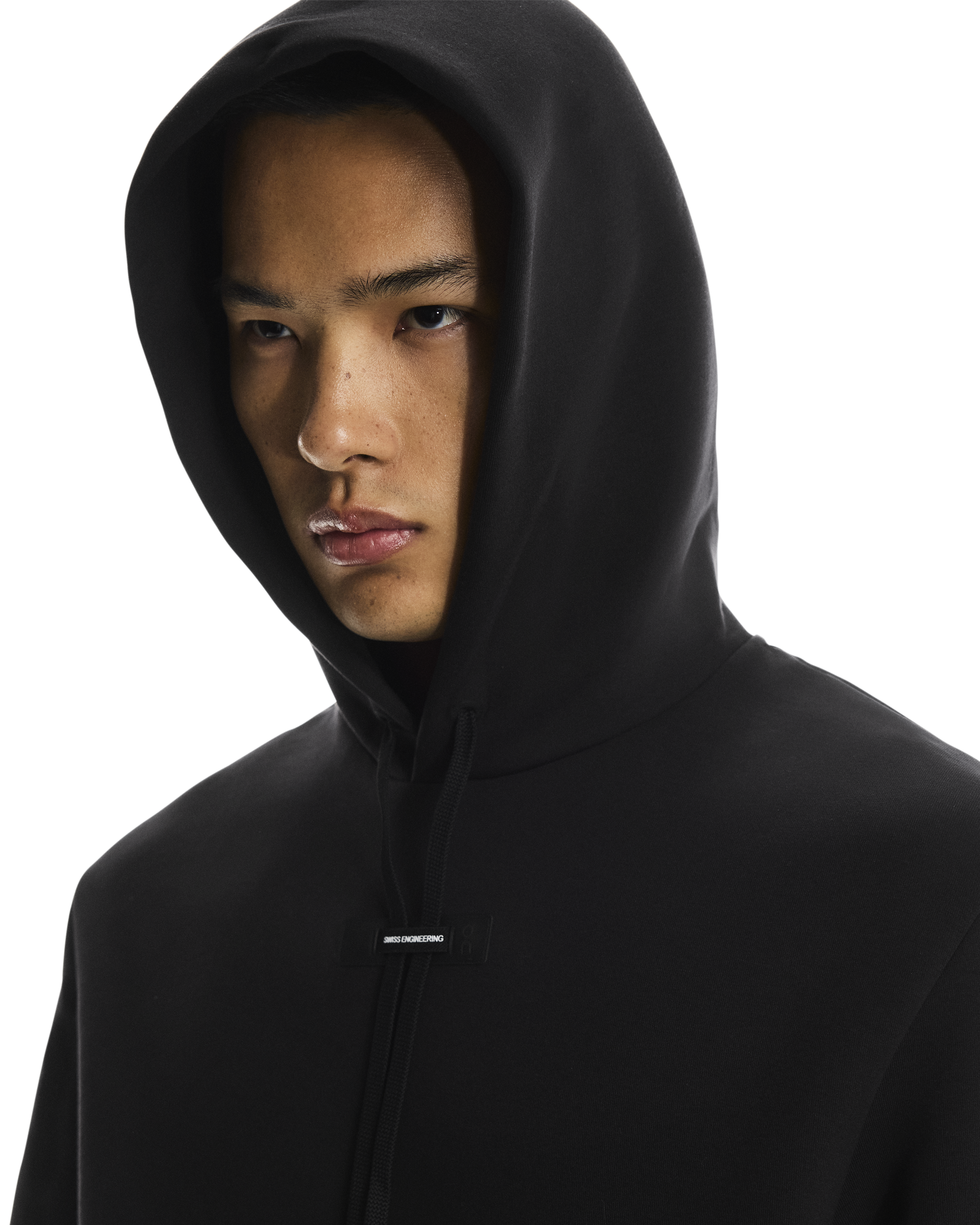 Men's On Running Black Focus Tech Hoodie — view 2