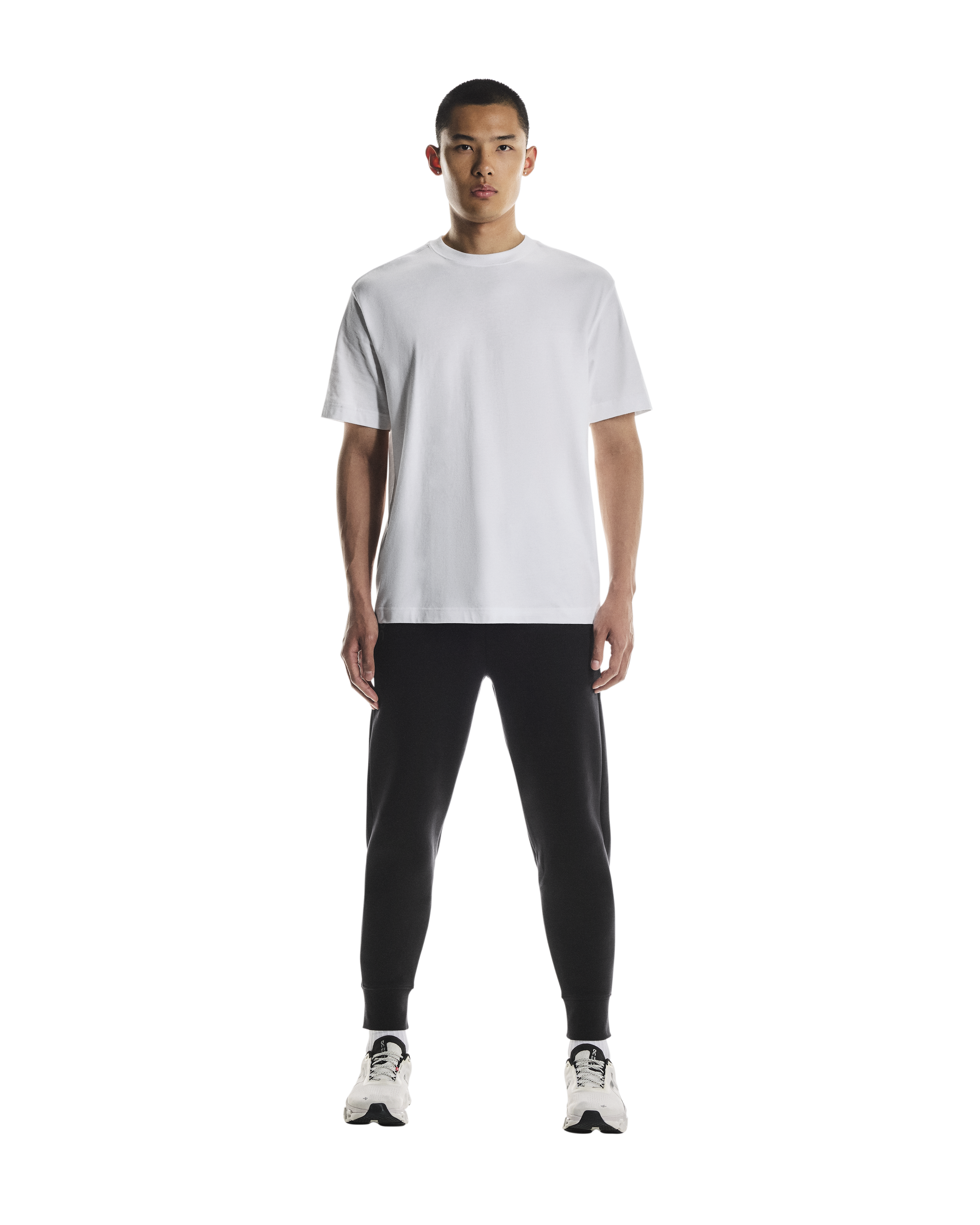 Men's On Running Black Focus Tech Zipped Hoodie & Focus Tech Pant Tracksuit Set — view 6