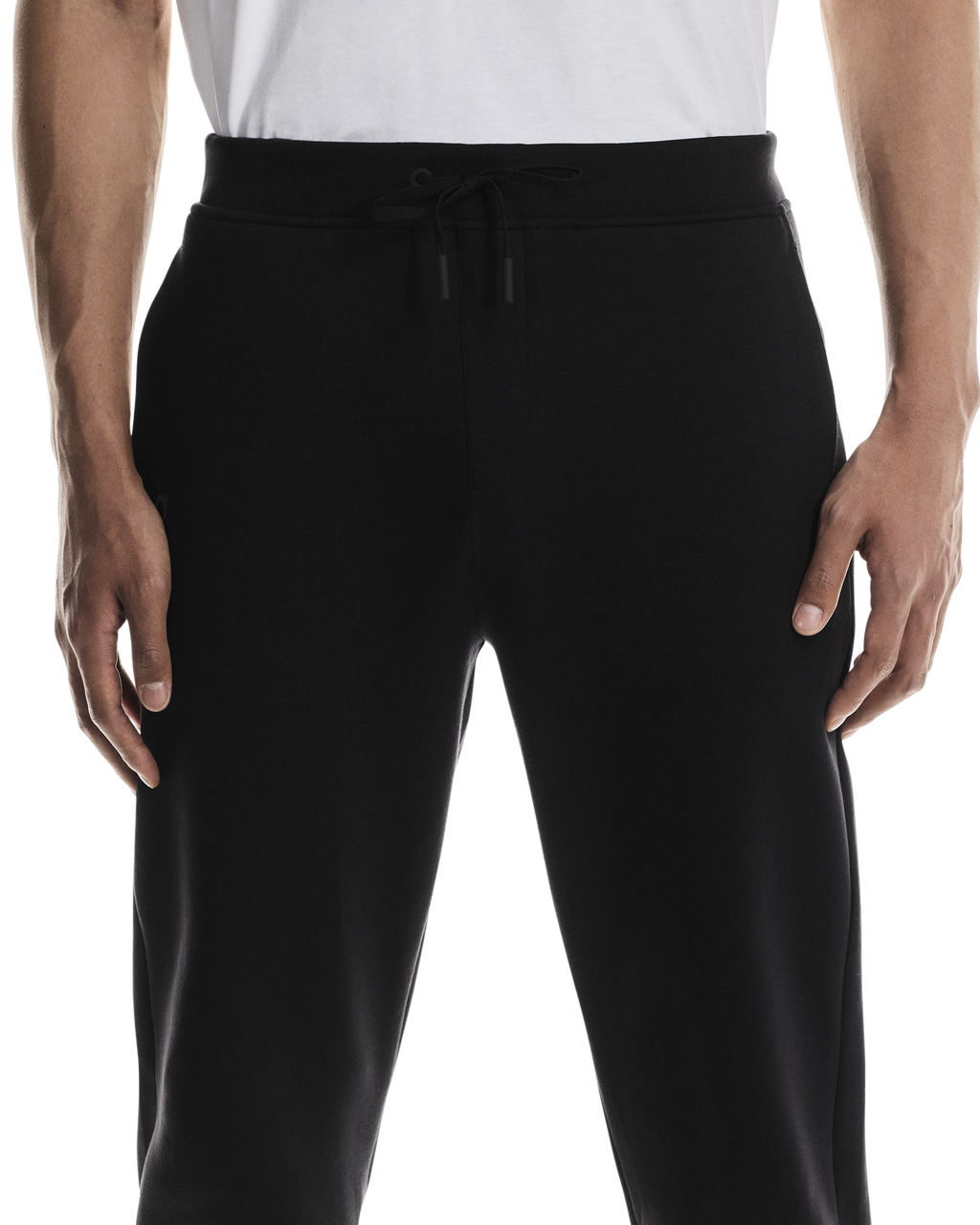 Men's On Running Black Focus Tech Sweatpants — view 2