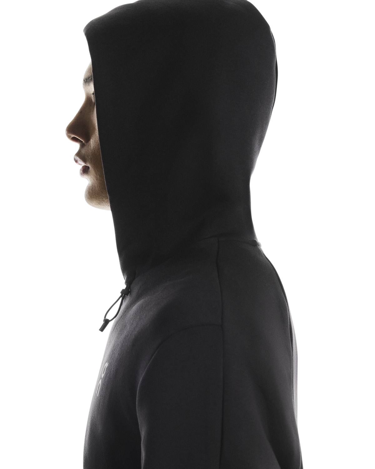Men's On Running Black Focus Tech Zipped Hoodie & Focus Tech Pant Tracksuit Set — view 7