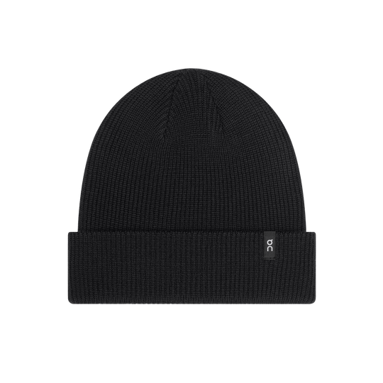 Men's On Running Black Merino Beanie