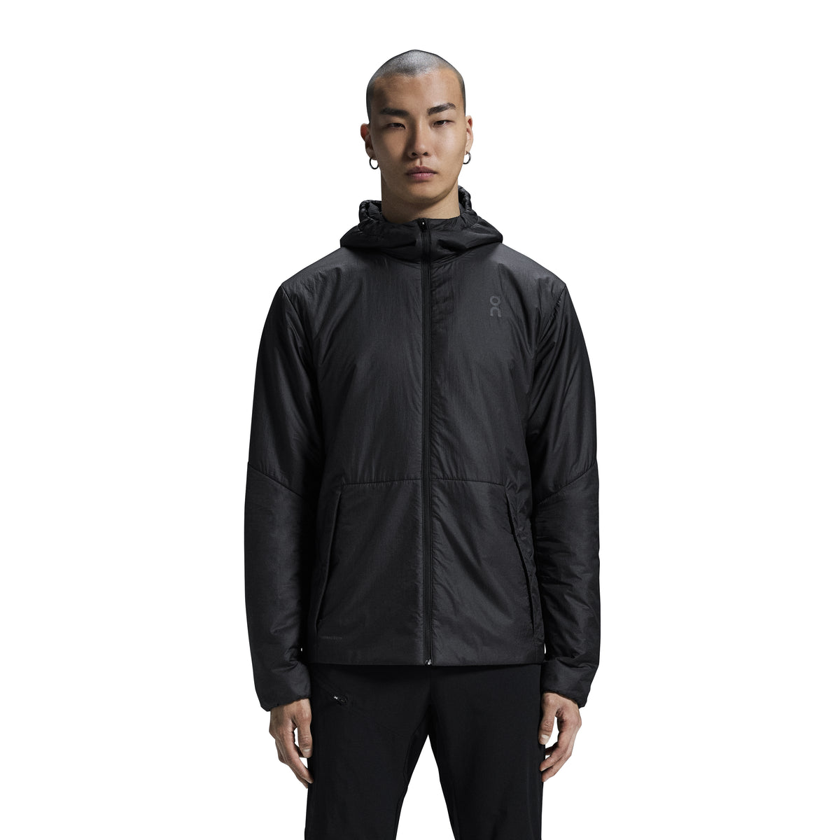 Men's On Running Black Trek Insulated Jacket — view 2