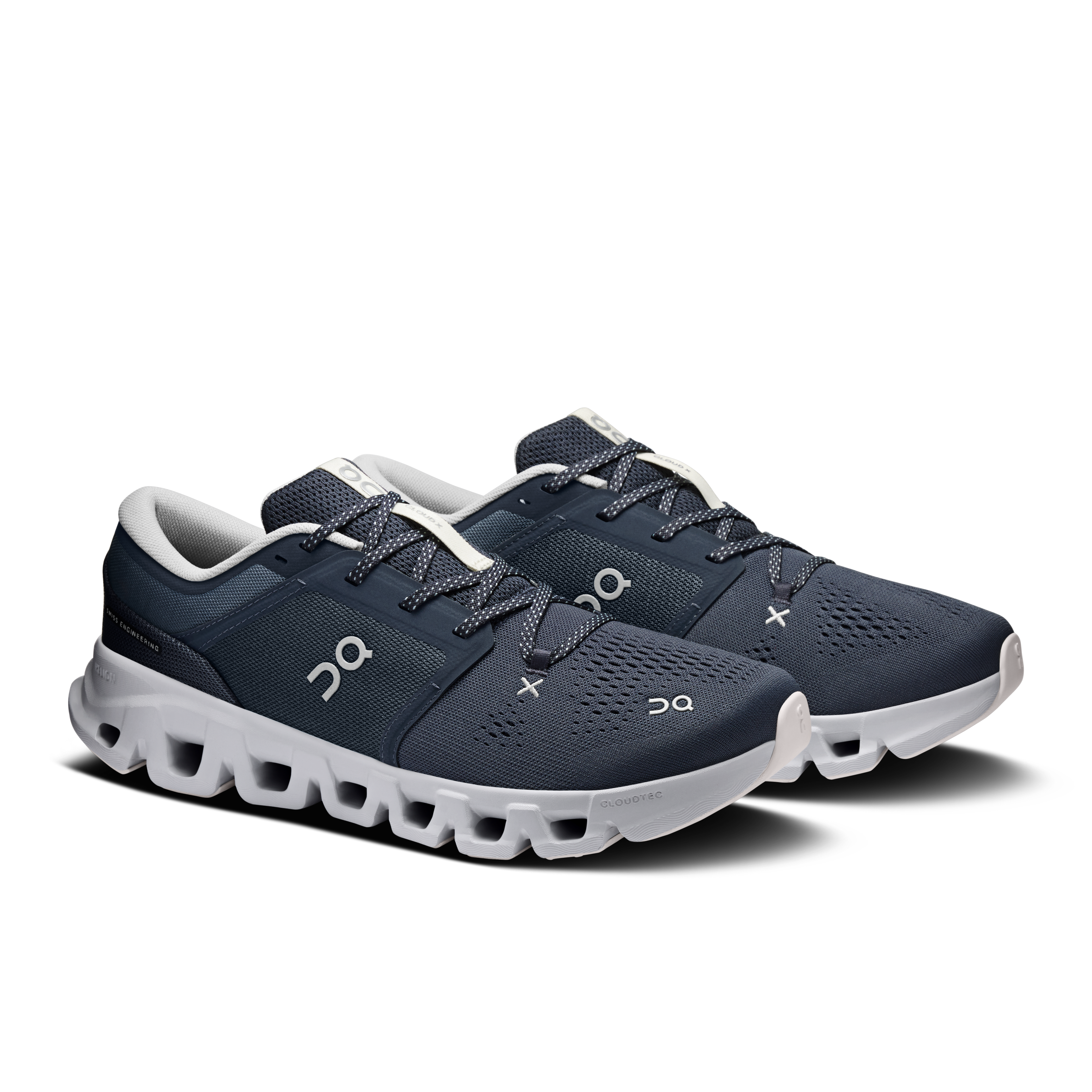 Men's On Running Cloud X 5 Navy | Glacier — view 2
