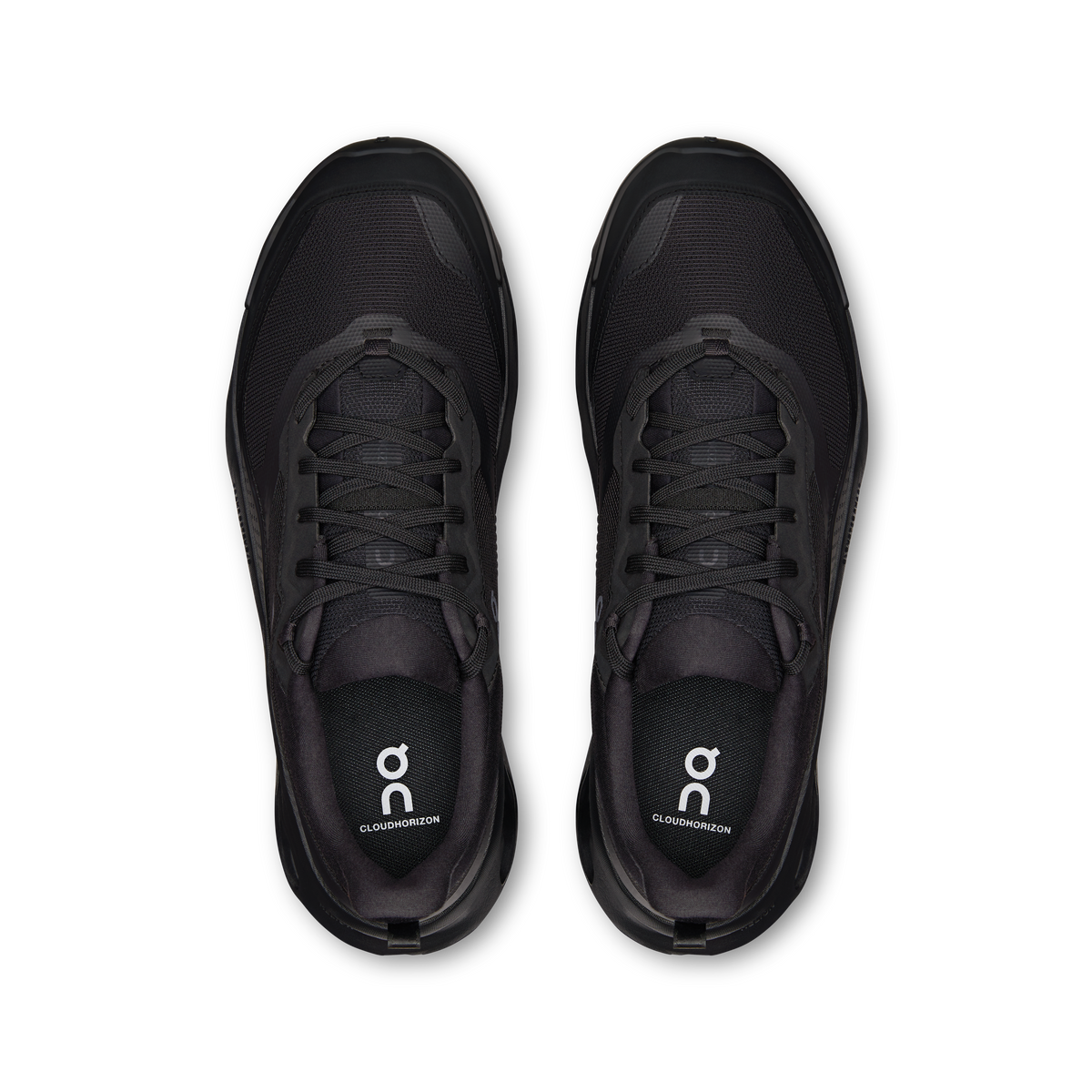 Men's On Running Cloudhorizon 2 Waterproof Black Black Trainers — view 5