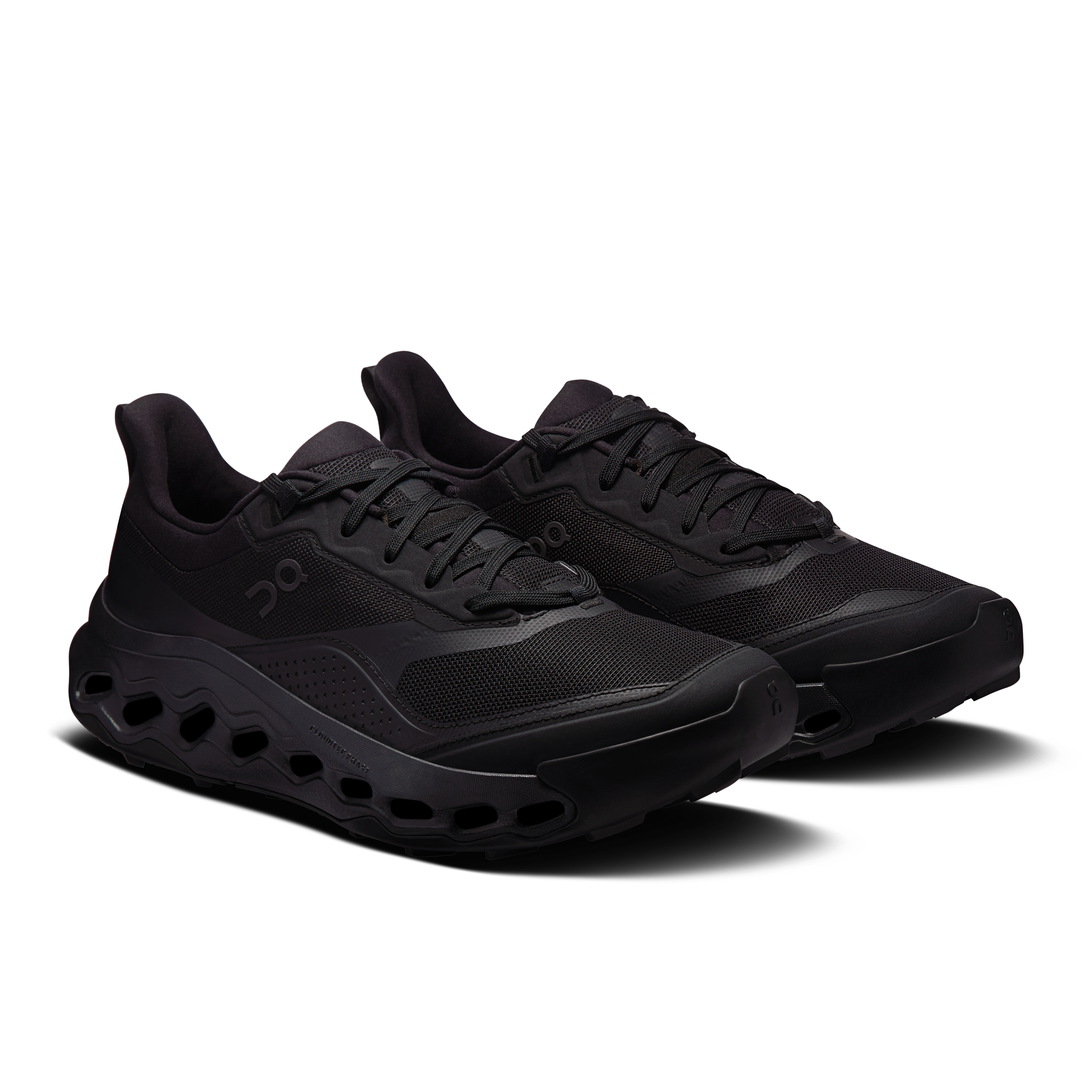 Men's On Running Cloudhorizon 2 Waterproof Black Black Trainers — view 2