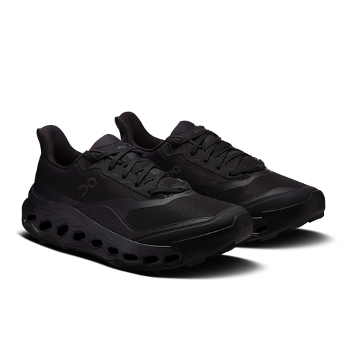 Men's On Running Cloudhorizon 2 Waterproof Black Black Trainers — view 2