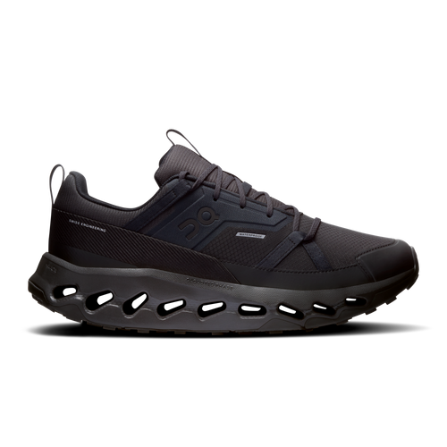 Men's On Running Cloudhorizon Waterproof BlackBlack Trainers sixe image with waterpoof logo tab