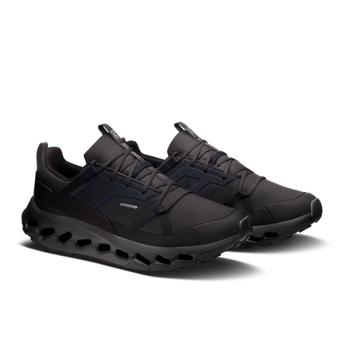 Men's On Running Cloudhorizon Waterproof Black/Black Trainers — view 2