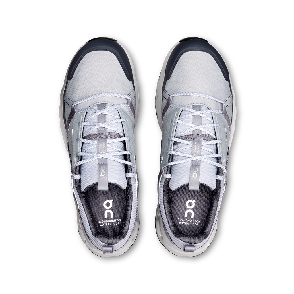 Men's On Running Cloudhorizon Waterproof Glacier Alloy Trainers — view 4