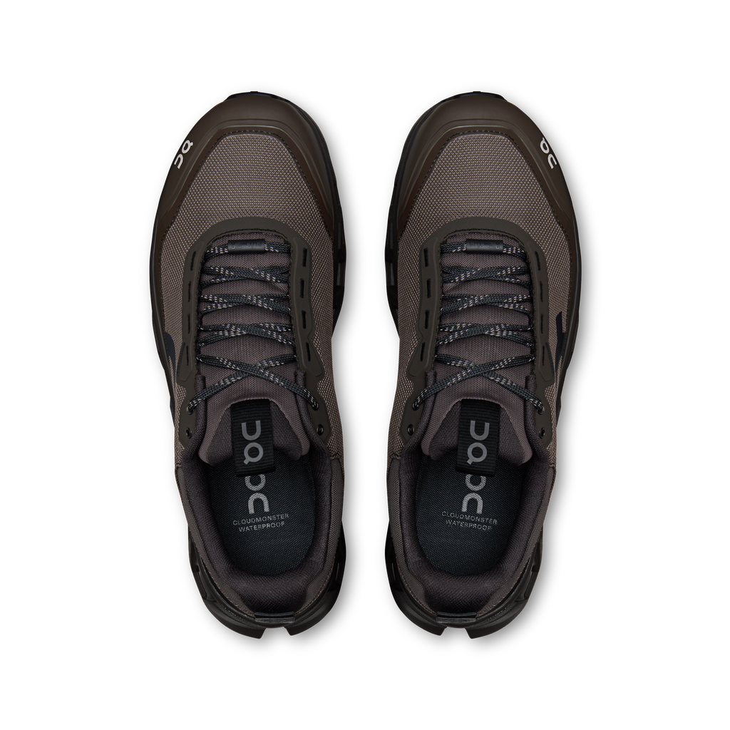 Men's On Running Cloudmonster 1 WP Espresso | Sable — view 4