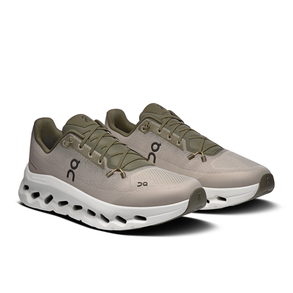Men's On Running Cloudtilt 1 Olive Desert Trainers — view 2