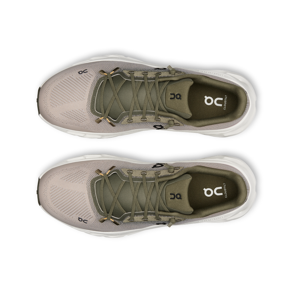 Men's On Running Cloudtilt 1 Olive Desert Trainers — view 5
