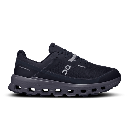 Men's On Running Cloudvista 2 Waterproof Black Eclipse Trainers
