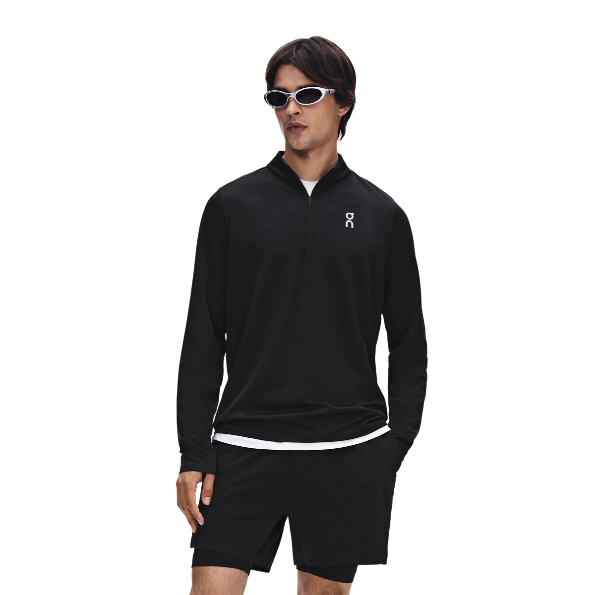 Men's On Running Core 1/4 Zip 1 Black — view 3