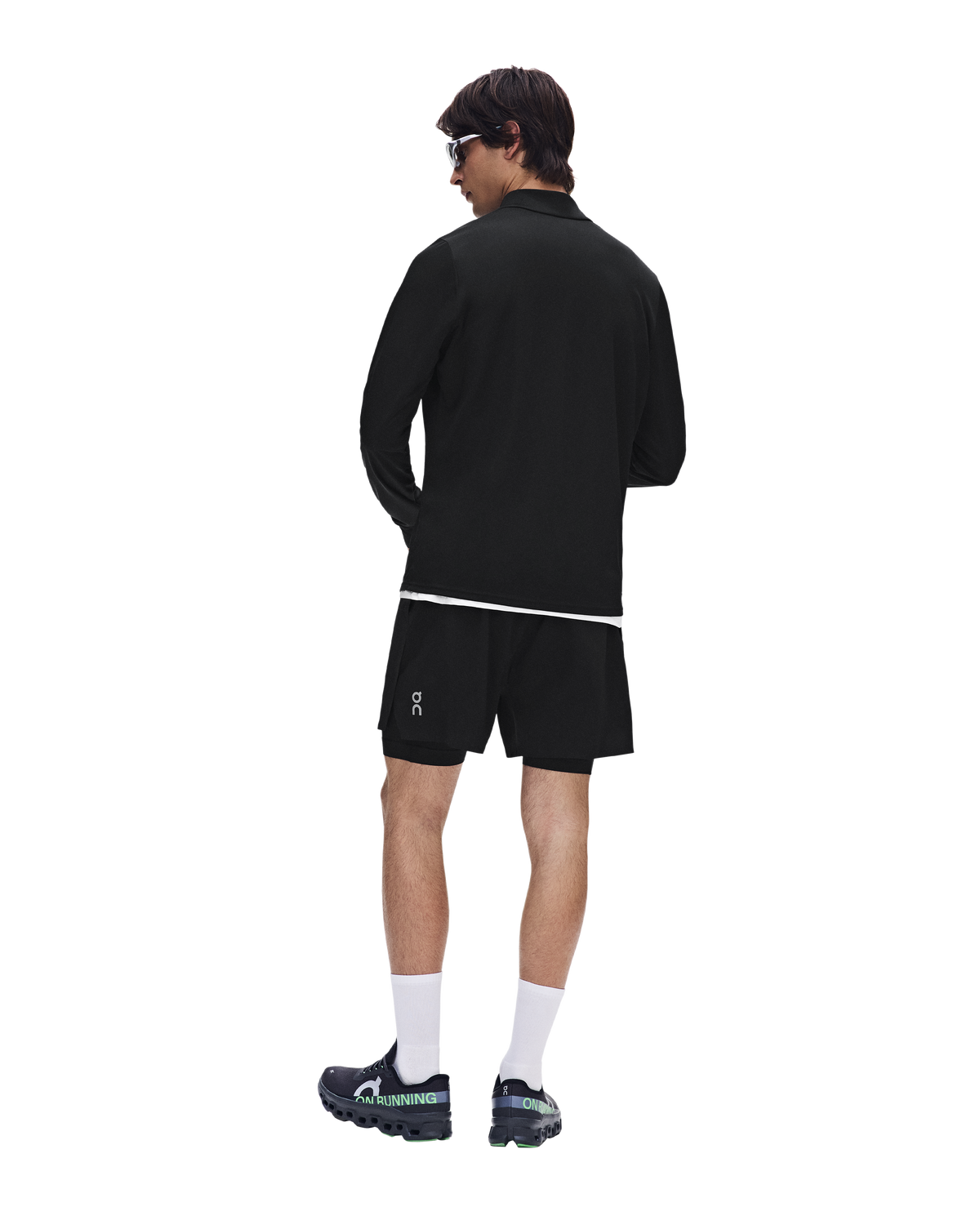 Men's On Running Core 1/4 Zip 1 Black — view 6