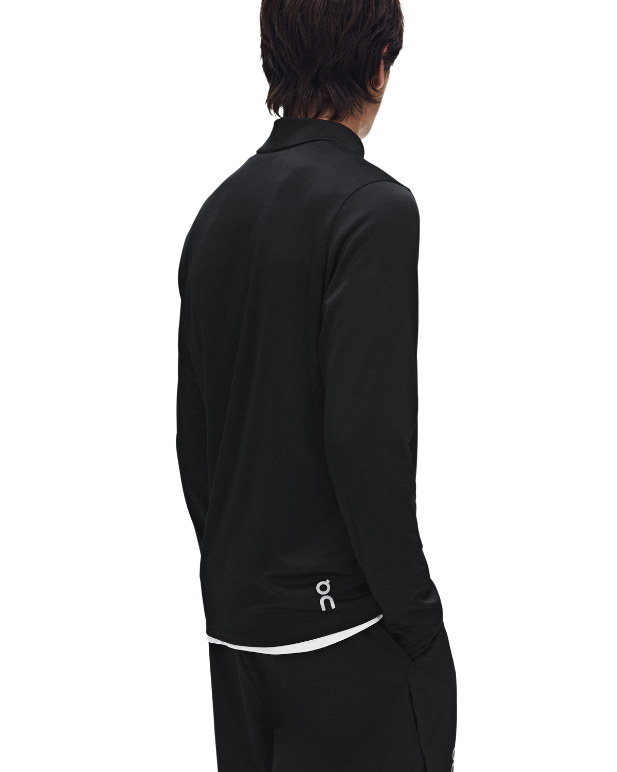 Men's On Running Core 1/4 Zip 1 Black — view 8