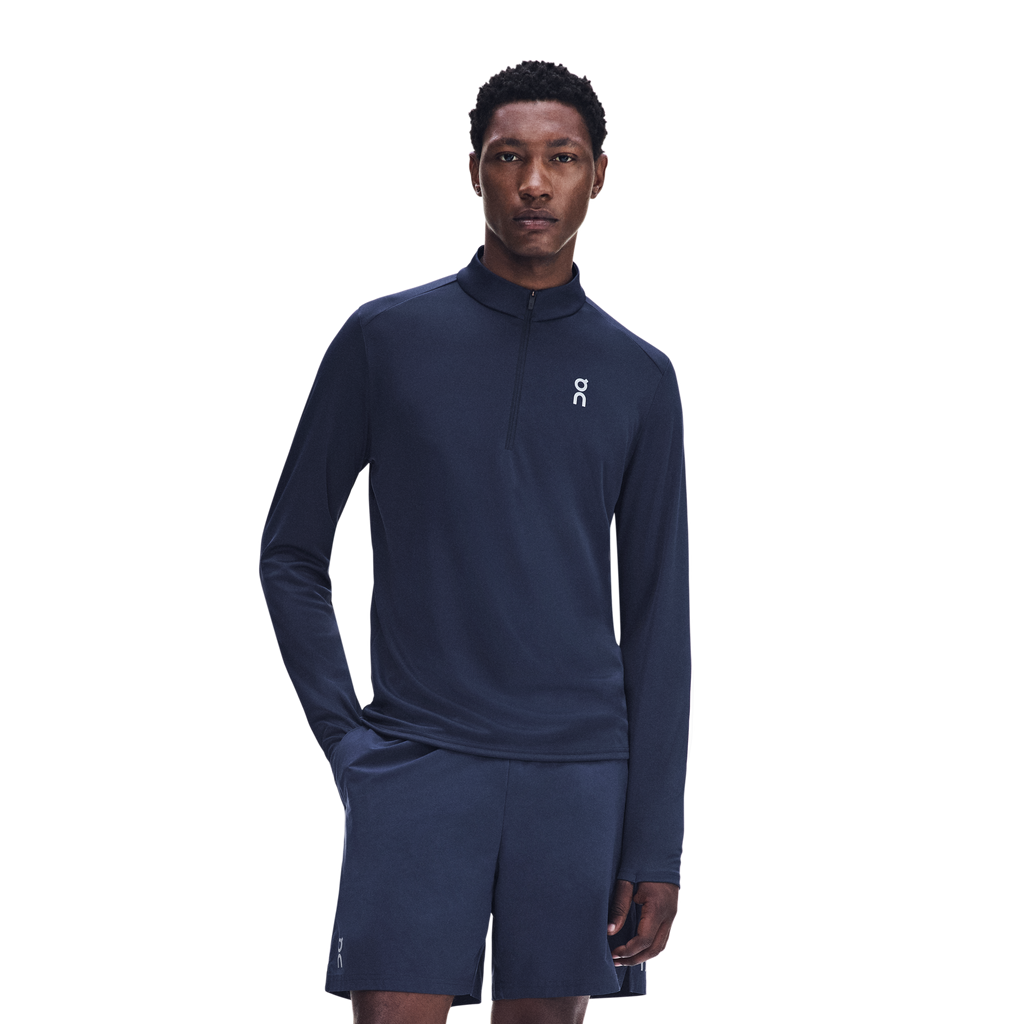 Men's On Running Core 1/4 Zip 1 Midnight & Core Pant Tracksuit Set — view 3