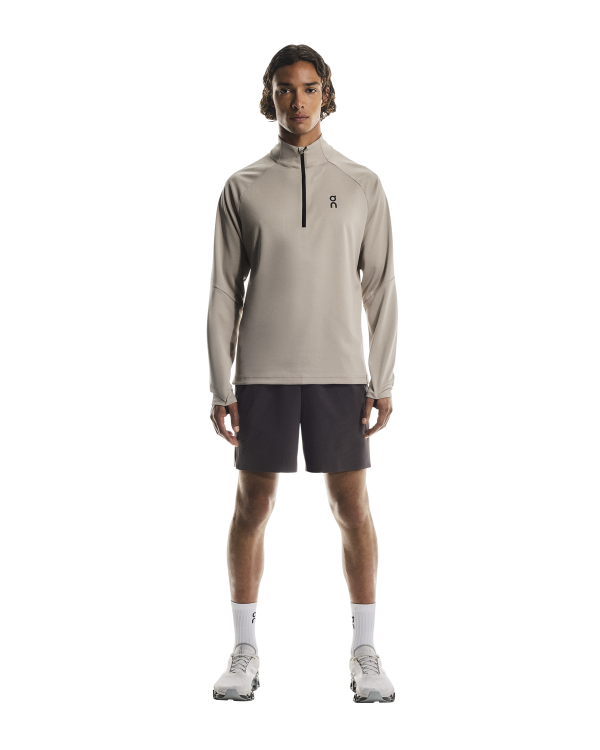 Men's On Running Desert 1/4 Zip Climate Shirt — view 4