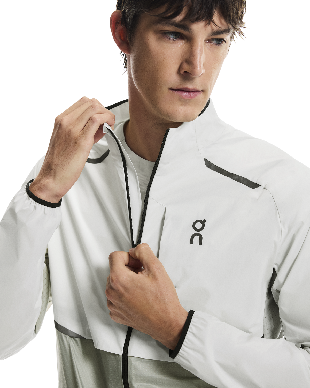 Men's On Running Iceberg Tin Weather Jacket — view 3