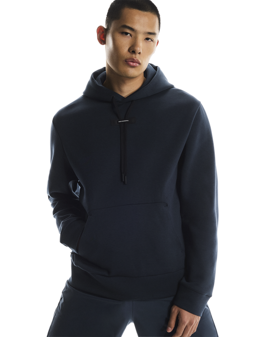 Men's On Running Navy Focus Tech Hoodie