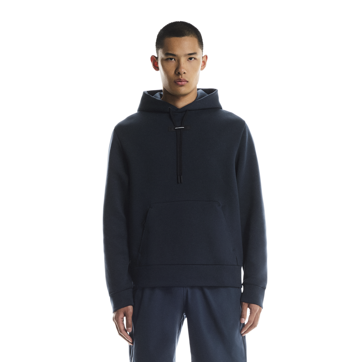 Men's On Running Navy Focus Tech Hoodie — view 6