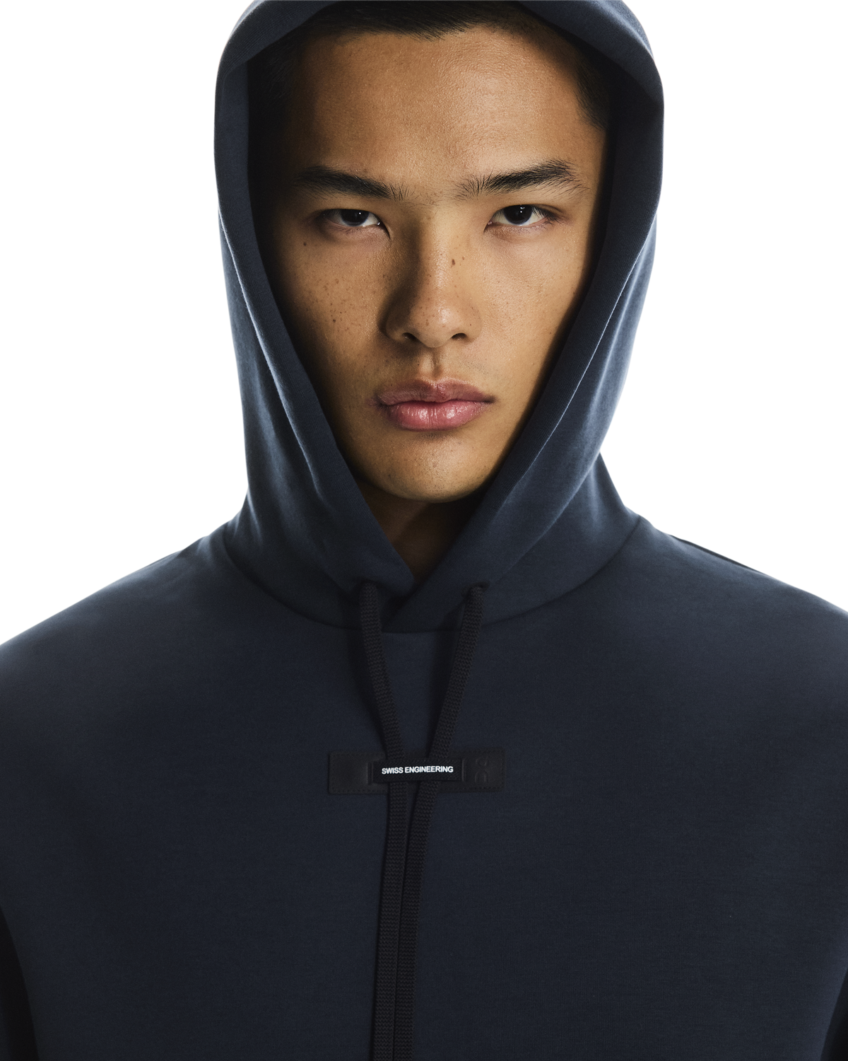Men's On Running Navy Focus Tech Hoodie — view 3