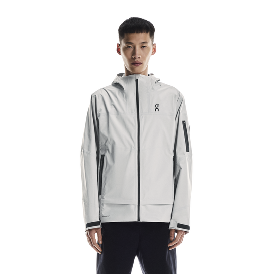 Men's On Running Silver Trek Waterproof Jacket