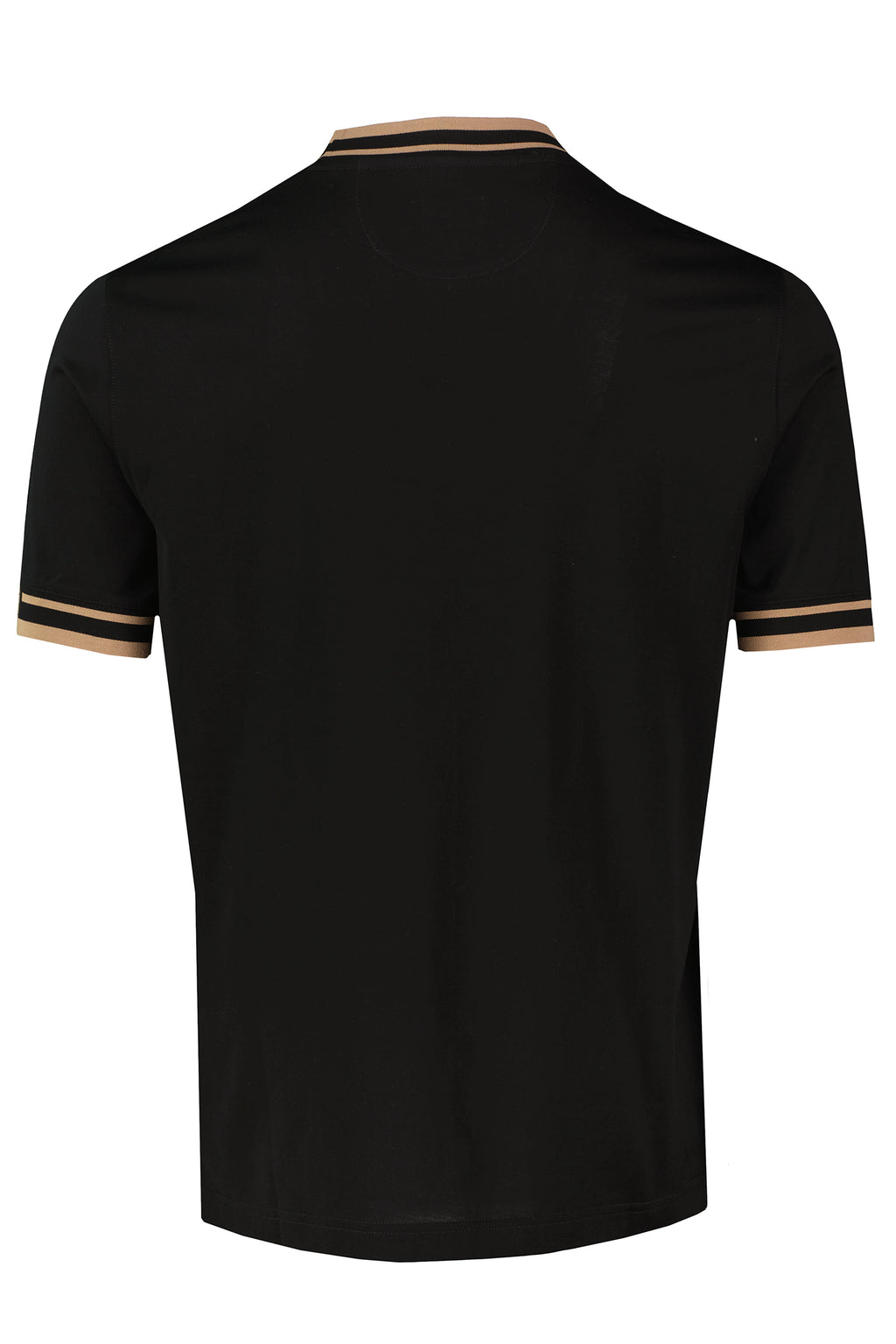 Men's Pal Zileri Black Mercerised T Shirt