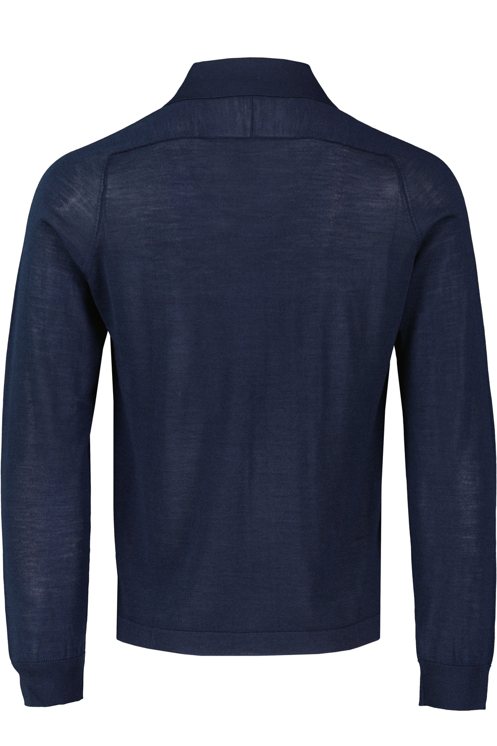 Men's Pal Zileri Button Through Knitted Shirt Blue