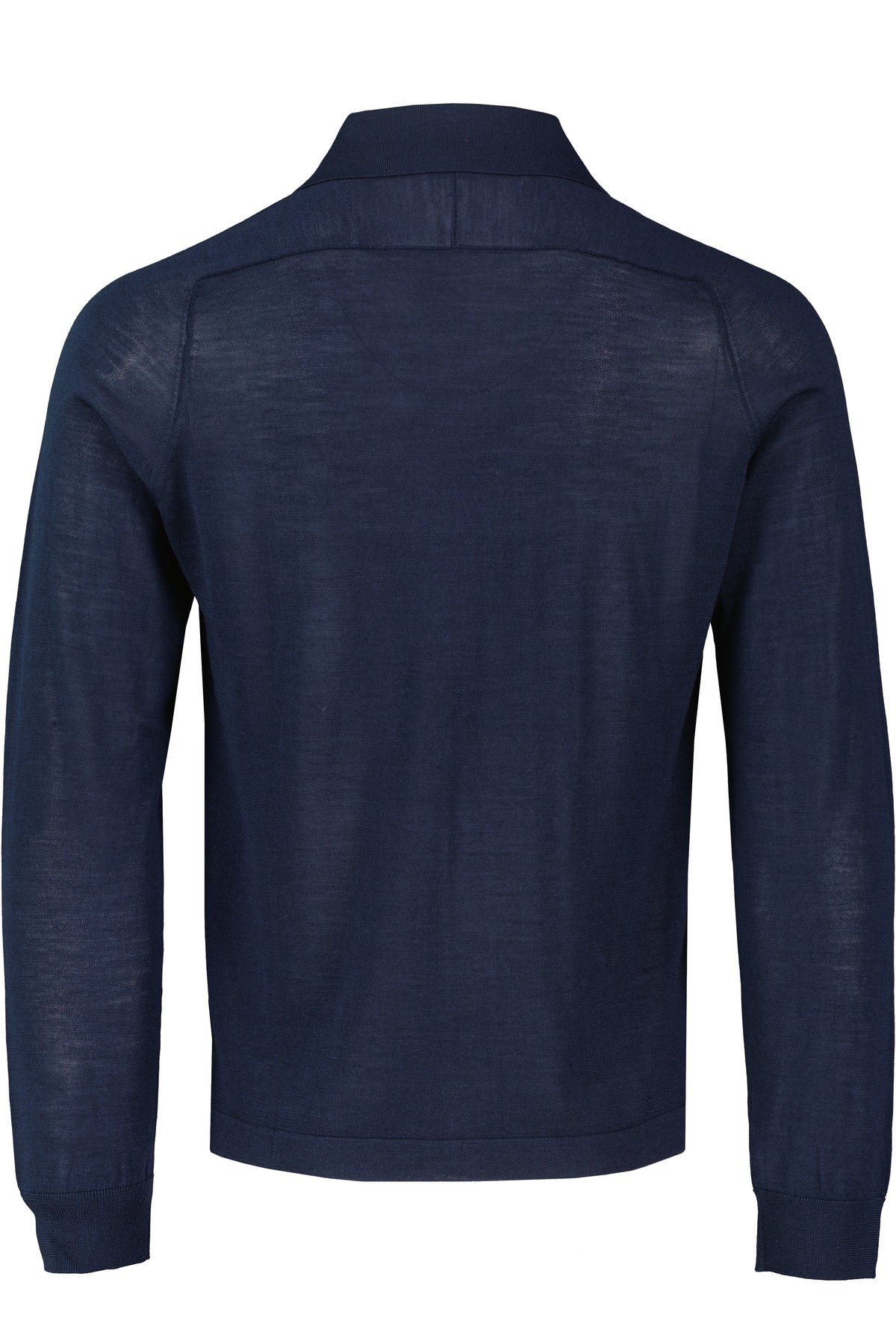 Men's Pal Zileri Button Through Knitted Shirt Blue