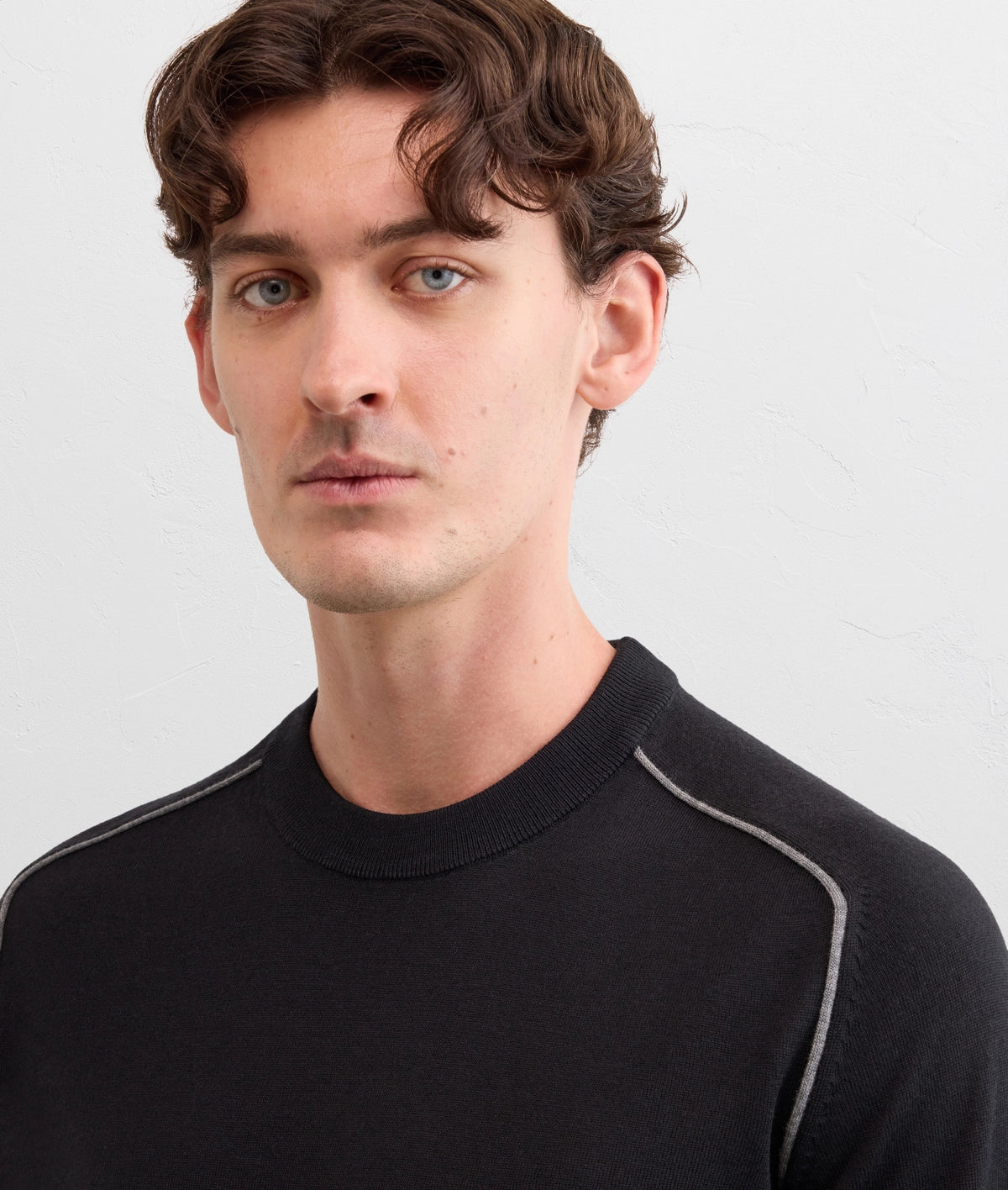 Men's Pal Zileri Crew Neck Knitwear Black
