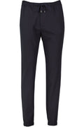 Men's Pal Zileri Navy Blue Technical Drawstring Trouser