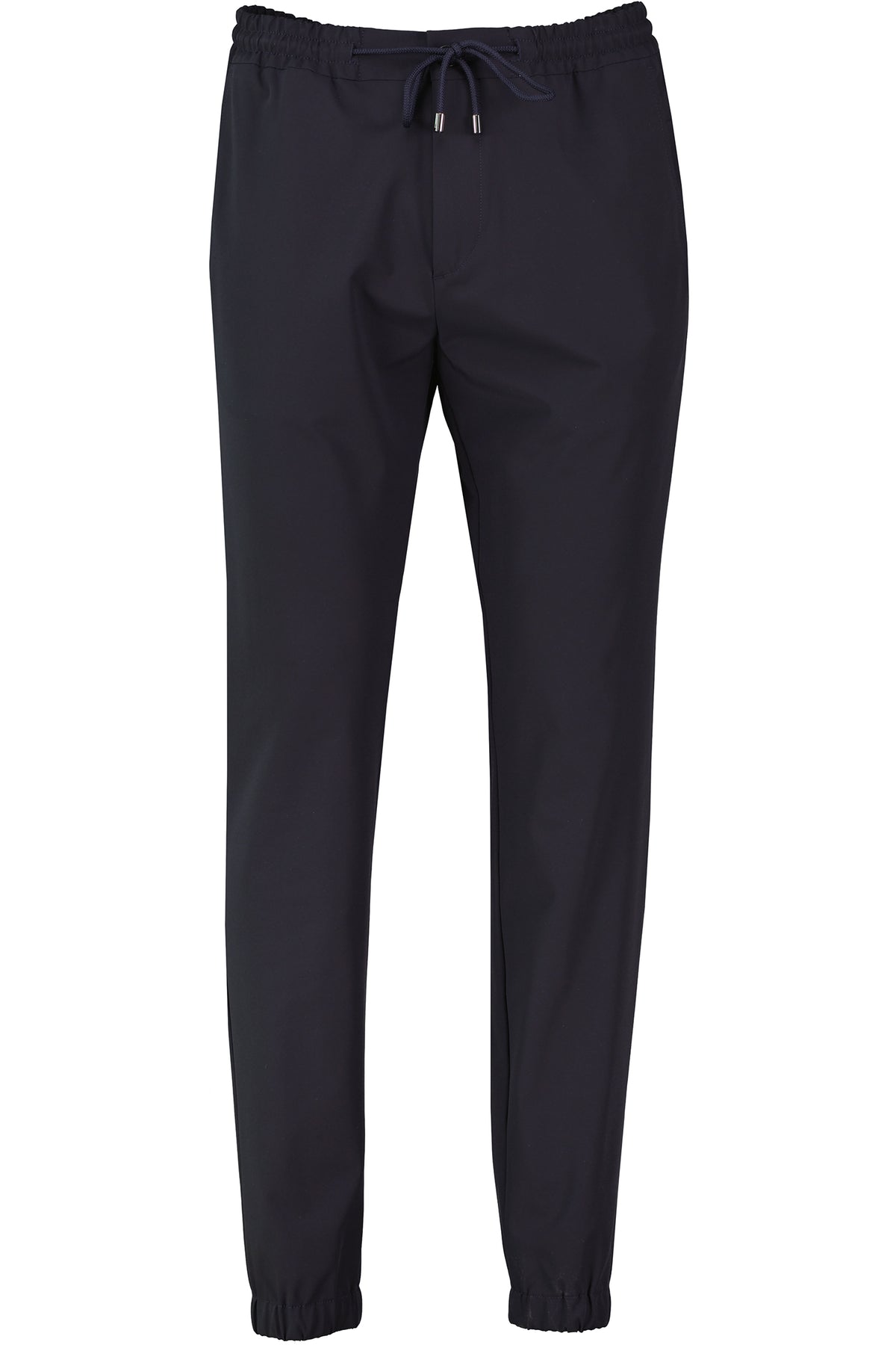 Men's Pal Zileri Navy Blue Technical Drawstring Trouser