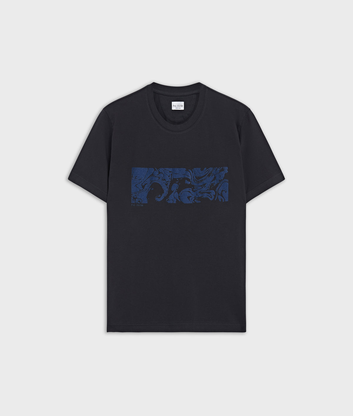 Men's Pal Zileri T-Shirt Graphic Print Navy