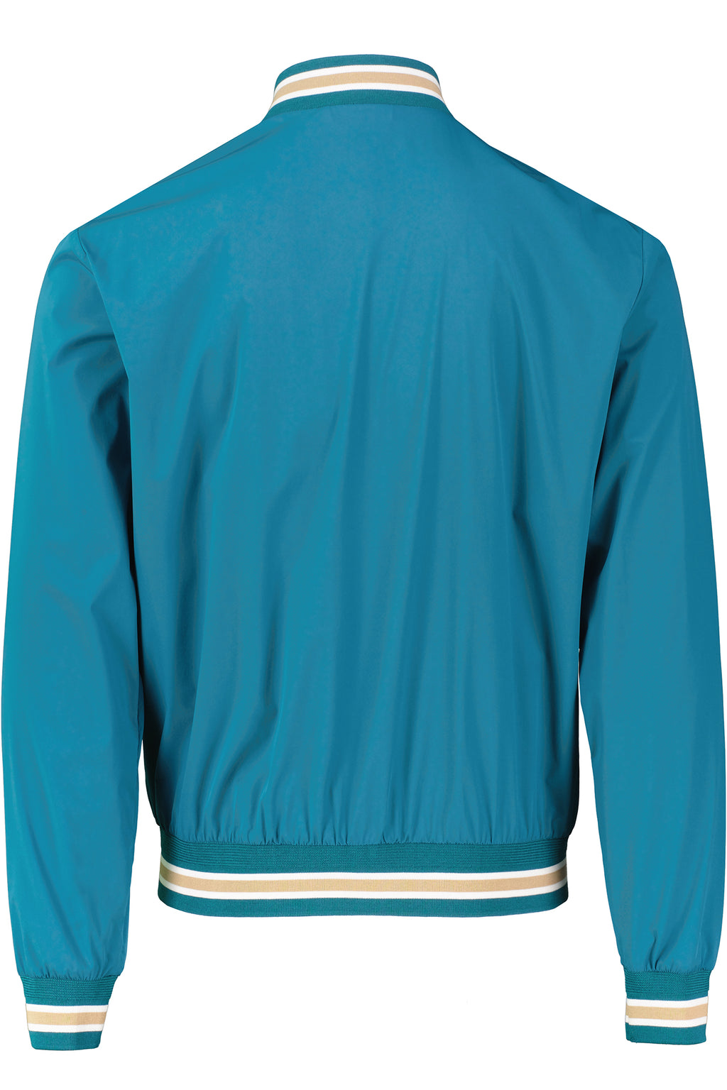 Men's Pal Zileri Teal Blue Blouson Bomber Jacket