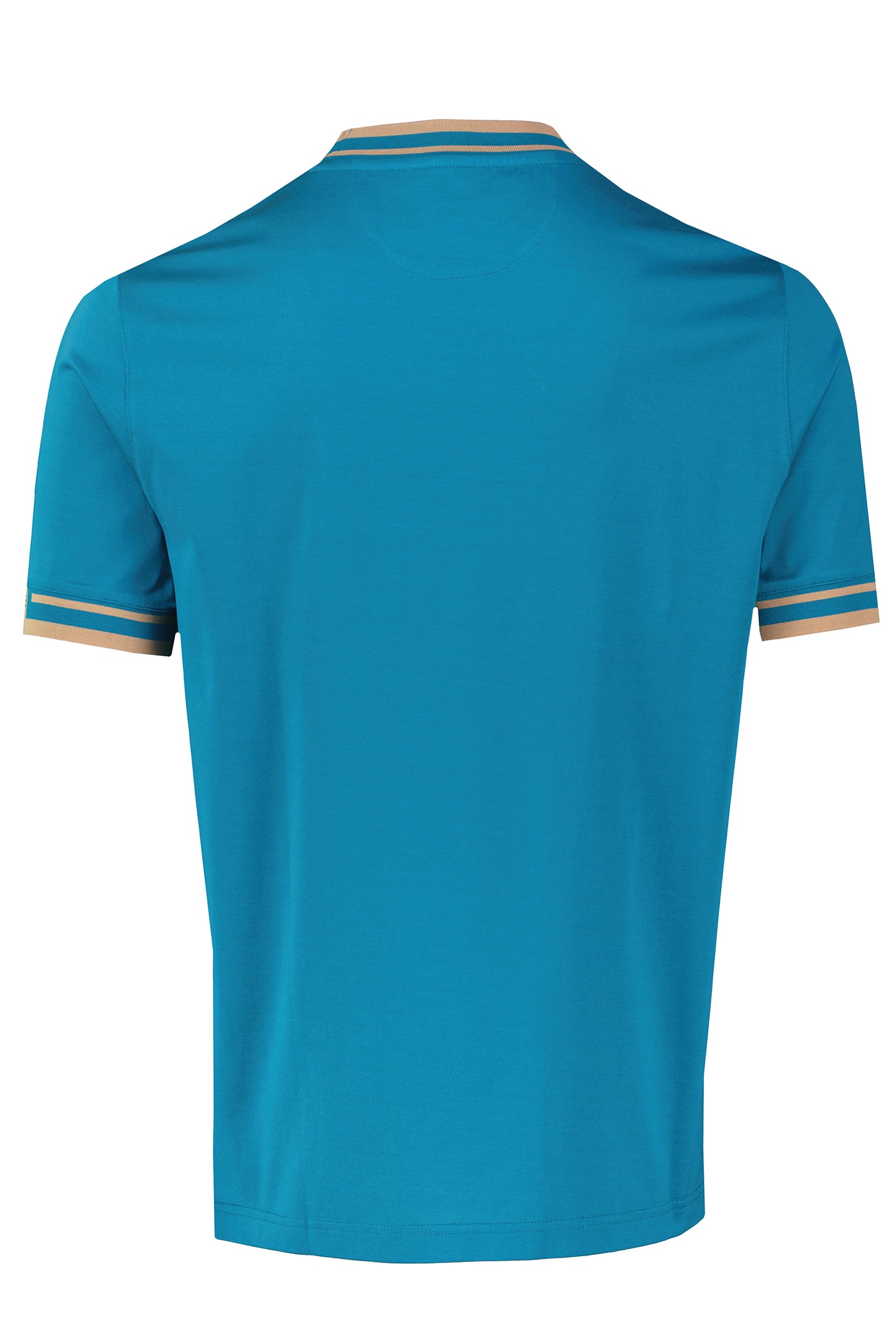 Men's Pal Zileri Teal Blue Mercerised T Shirt