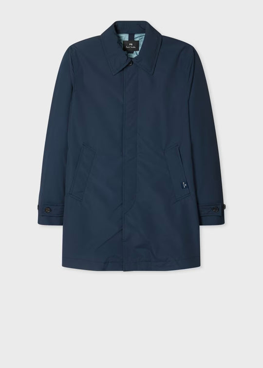Men's Paul Smith Navy Lined Mac