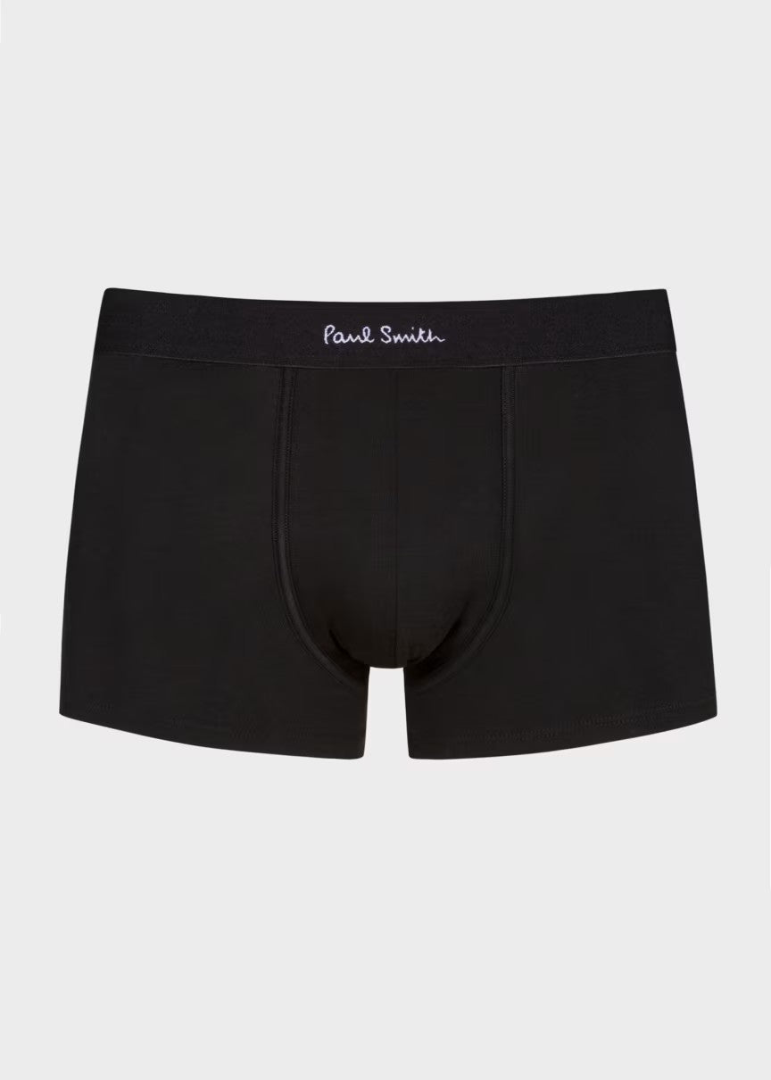 Men's Paul Smith Black Plain Boxer Trunk 5 Pack - image 5