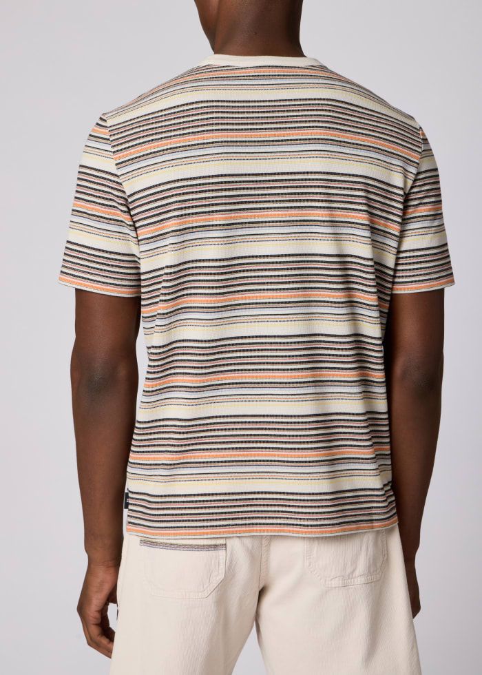 Men's Paul Smith Regular Fit Multicolour Print T-Shirt — view 3