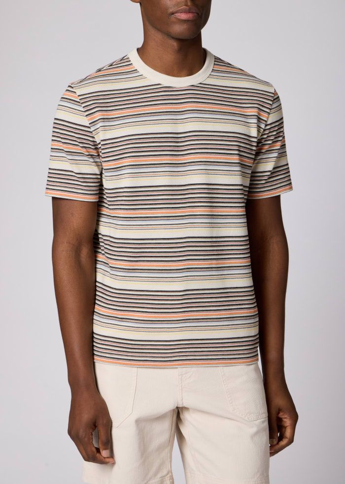 Men's Paul Smith Regular Fit Multicolour Print T-Shirt — view 2