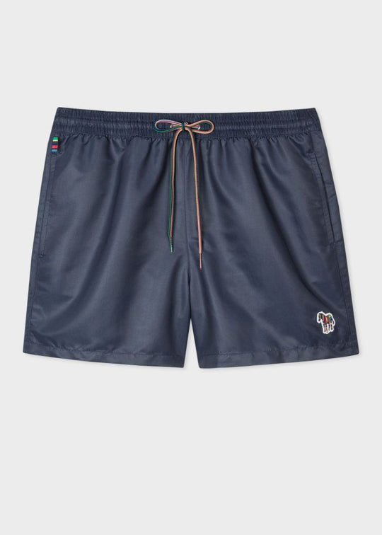 Men's Paul Smith  Navy Zebra Logo Recycled Swim Shorts
