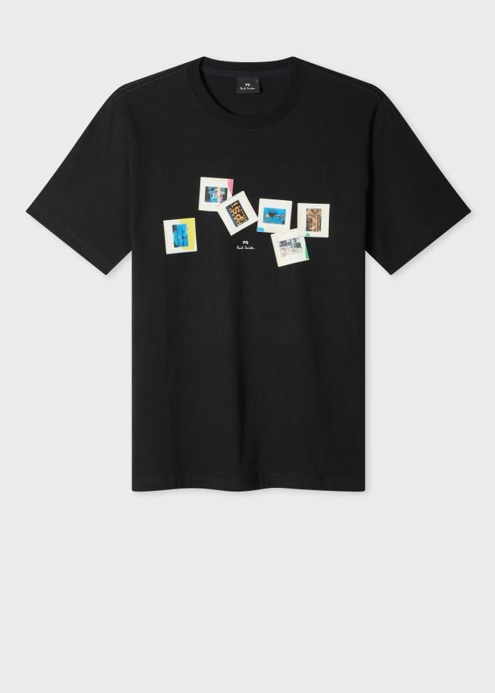 Men's Paul Smith 'Slides' Print T-Shirt - Black — view 2